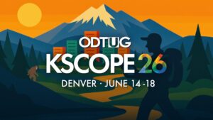 Kscope26 presentations conference banner, Denver June 14-18